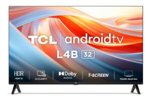 TCL 79.97 cm (32 inches) Metallic Bezel-Less HD Ready Smart Android LED TV