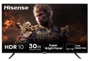 Hisense 80 cm (32 inches) E43N Series HD Ready Smart Google LED TV 32E43N